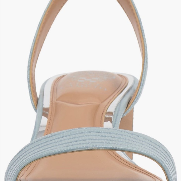 NWT Vince Camuto Lilla Ankle Strap Sandal Celeste Blue 8.5 - Picture 4 of 8